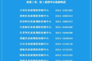 太原市疫情防控指挥中心电话，紧急联系与防疫指南
