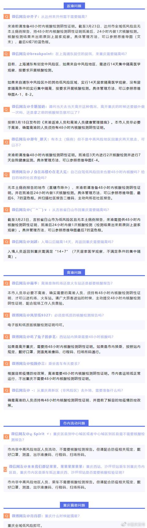 重庆疫情封城了吗？最新防控政策解读