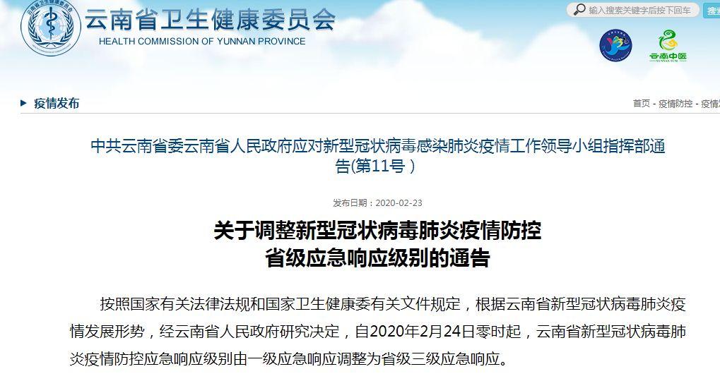 云南省发布疫情紧急通知，今日起实施最新防控措施