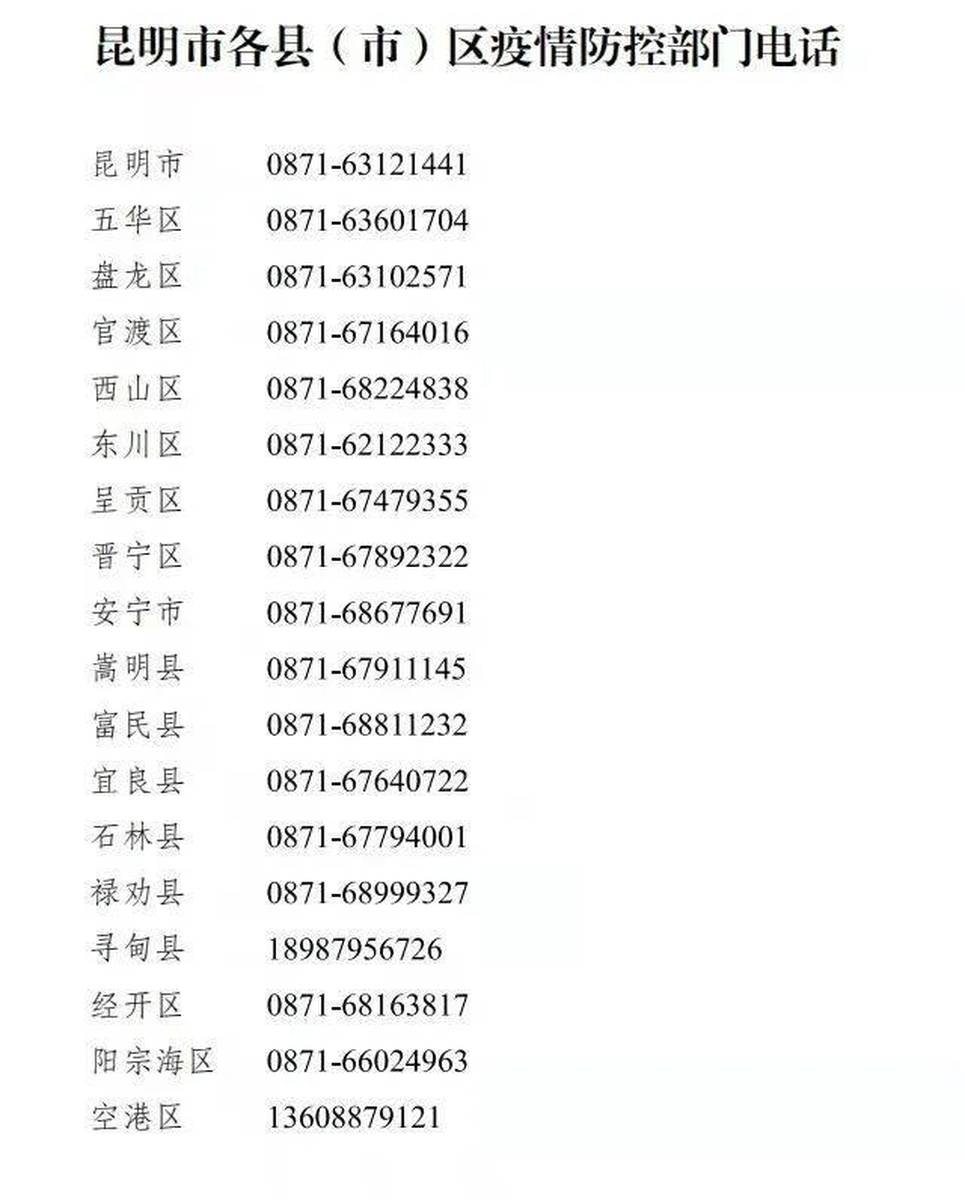 云南省疫情防控指挥中心电话，权威联系方式与防疫指南