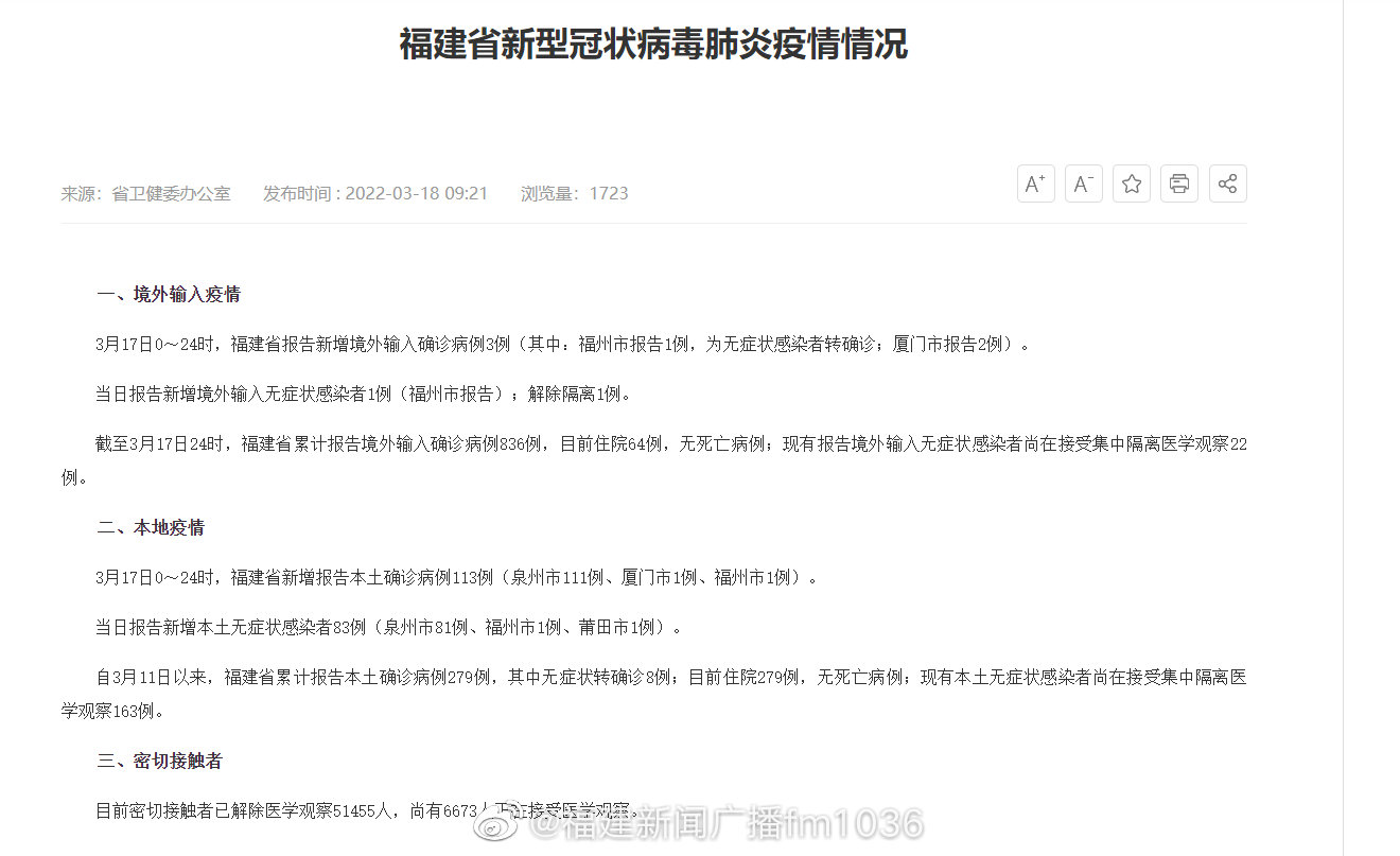 2022年上海新冠疫情概况与福州最新防控措施分析